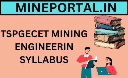 TSPGECET MINING ENGINEERIN SYLLABUS