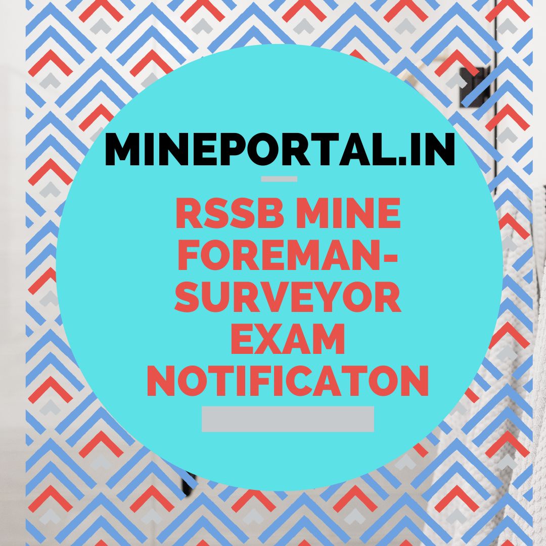 rssb-mine-foreman-surveyor-exam-notification