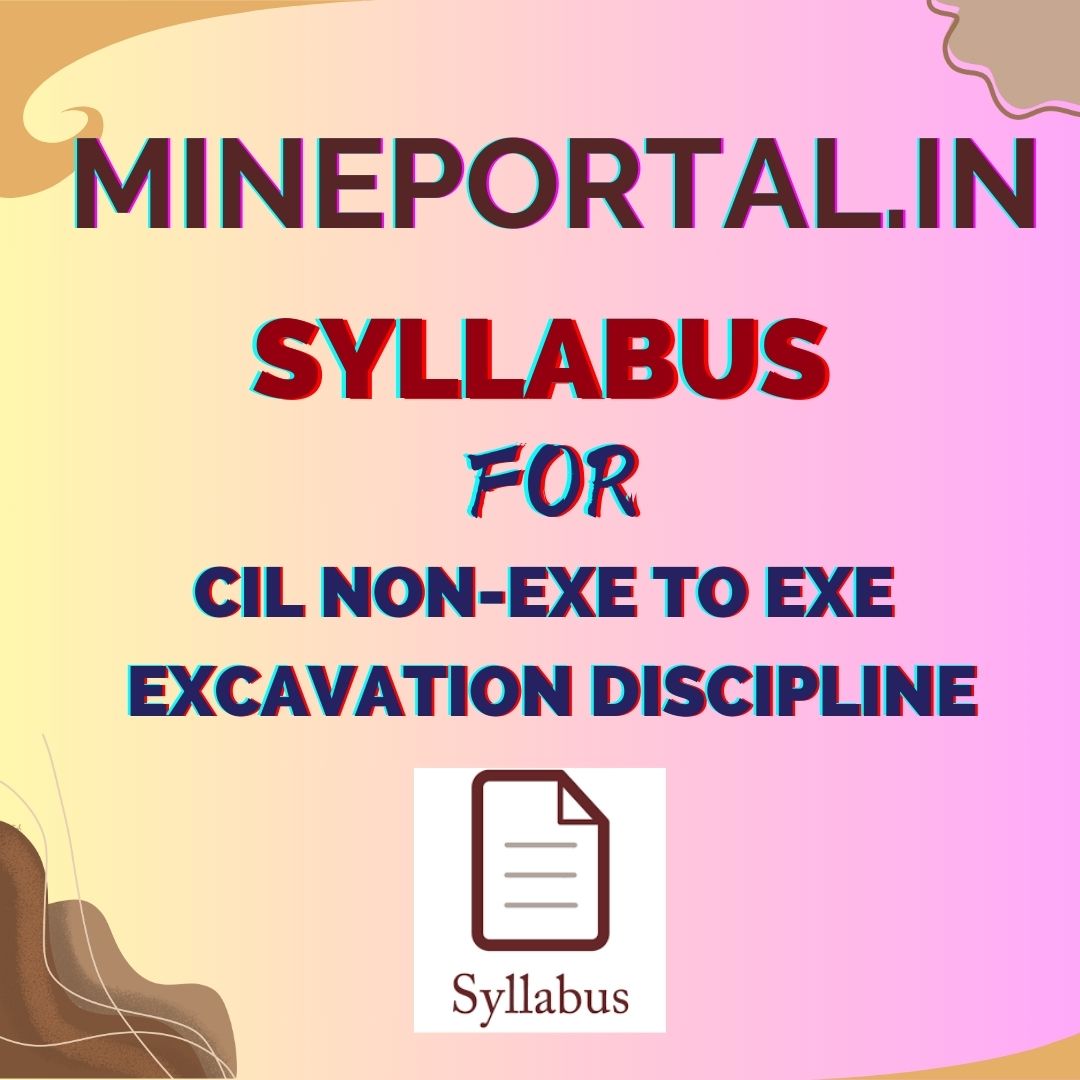 Syllabus of EXCAVATION Discipline