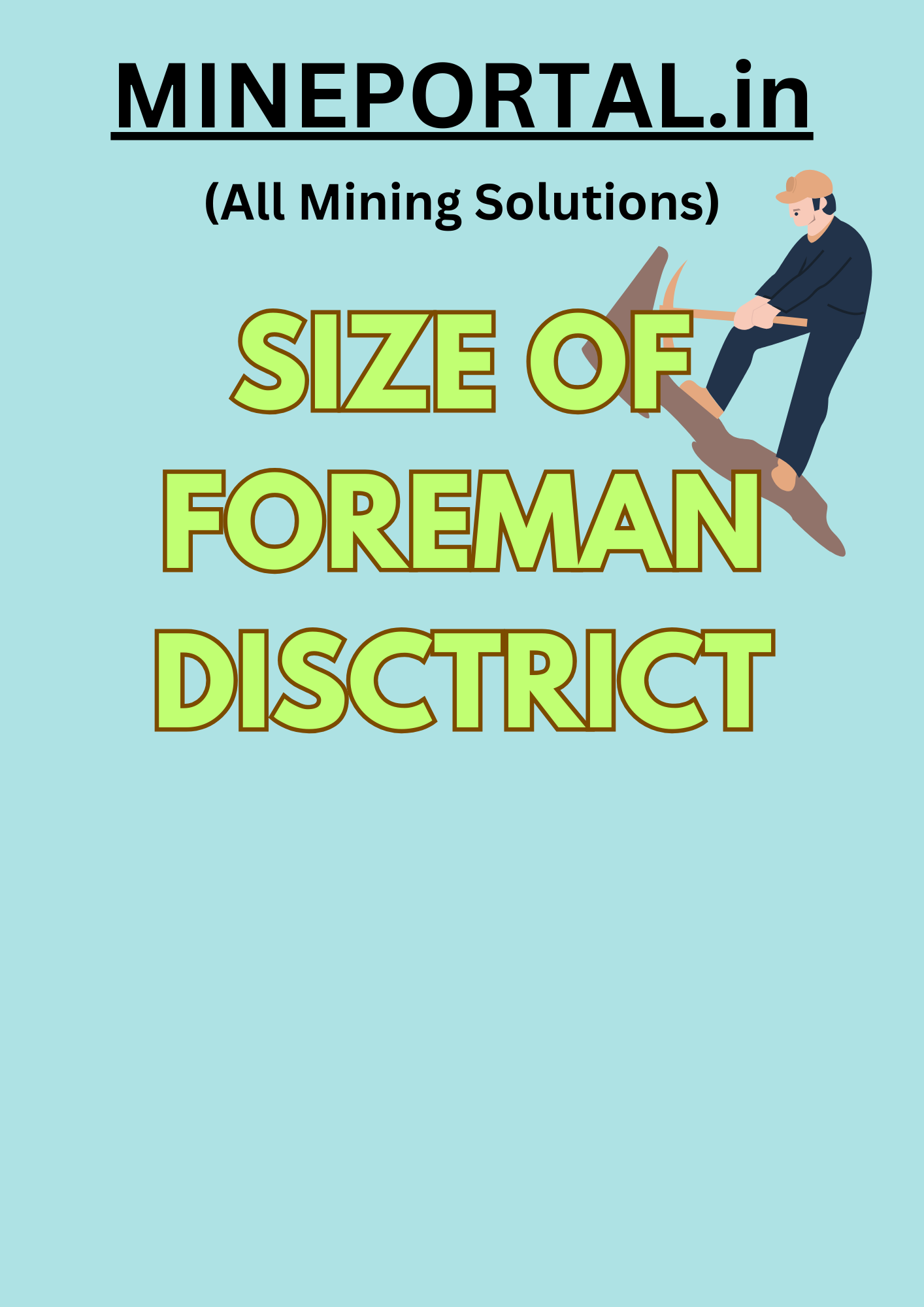 Size of Foremans District