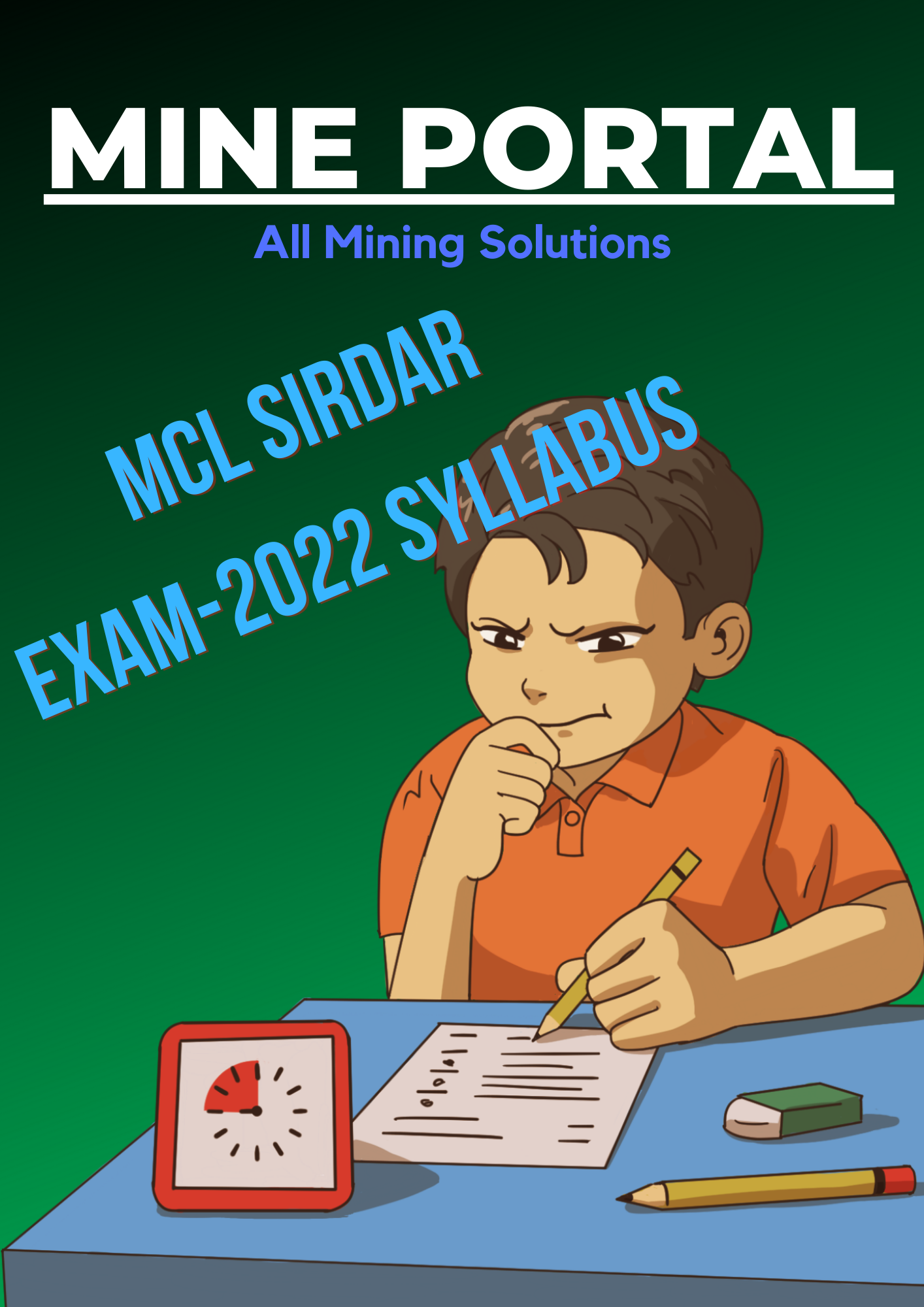MCL MINING SIRDAR -2022 EXAM SYLLABUS