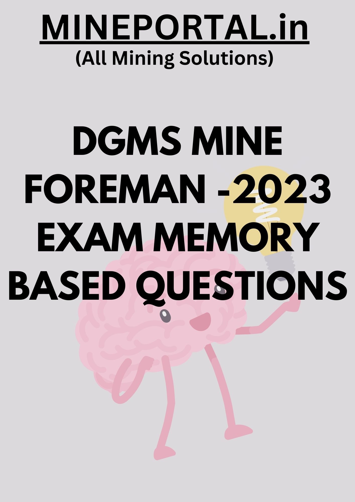 MEMORY BASED FOREMAN EXAM-2023 QUESTIONS