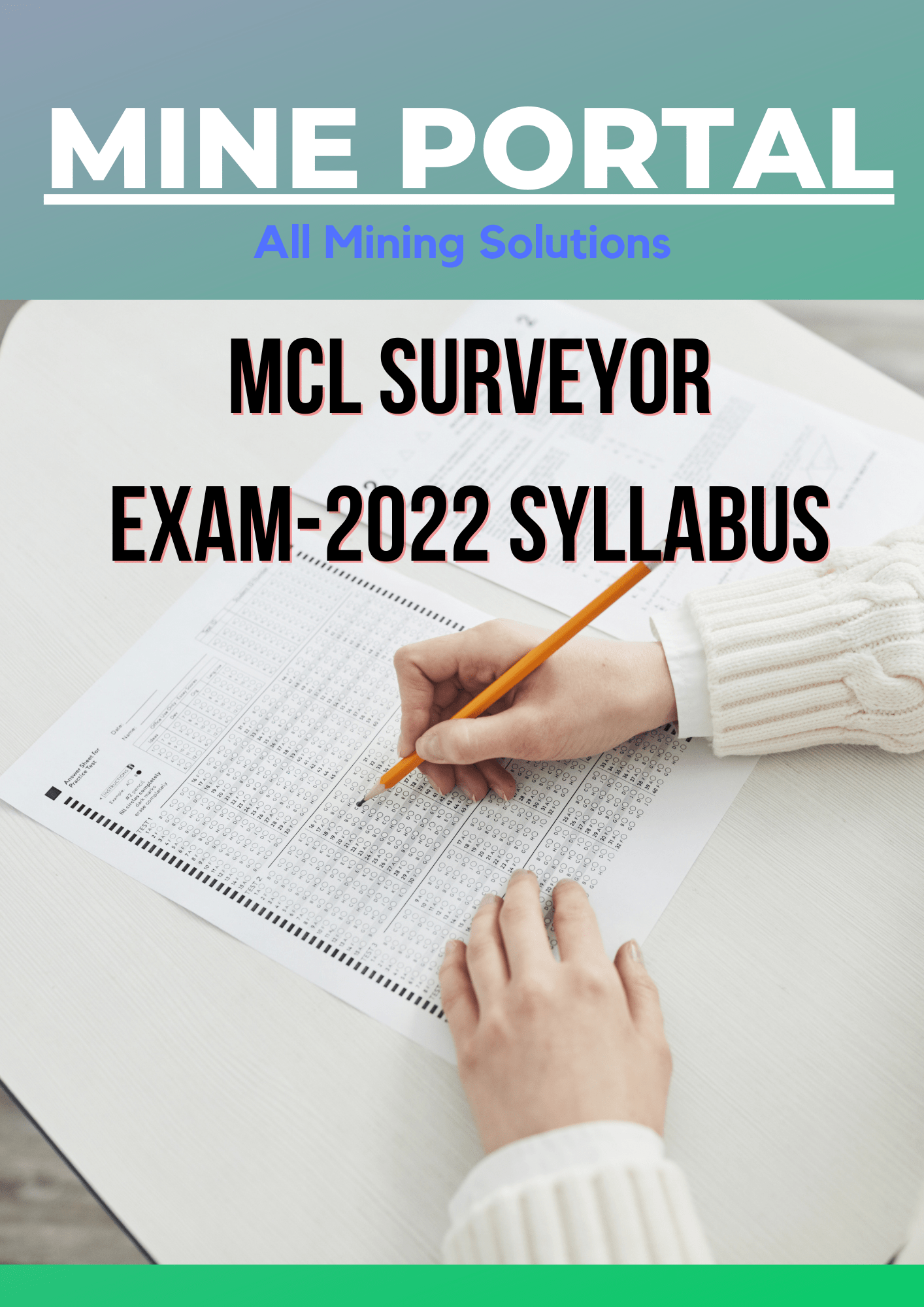 MCL MINE SURVEYOR EXAM-2022 SYLLABUS