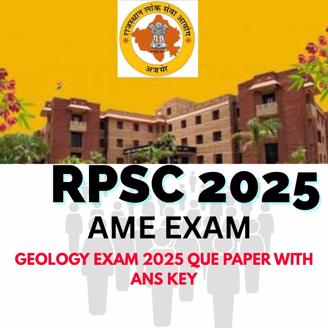 rpsc-ame-geology-exam-2025-que-paper-andamp-answer-key