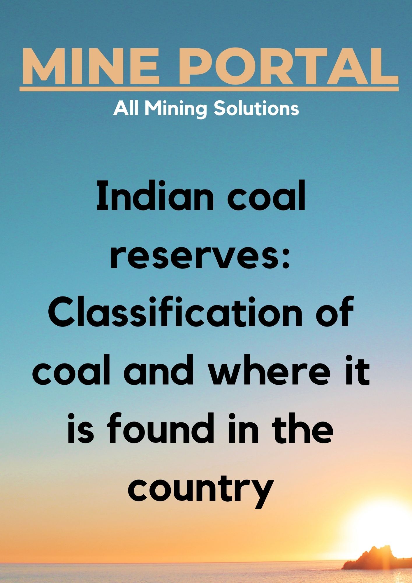 Classification of coal