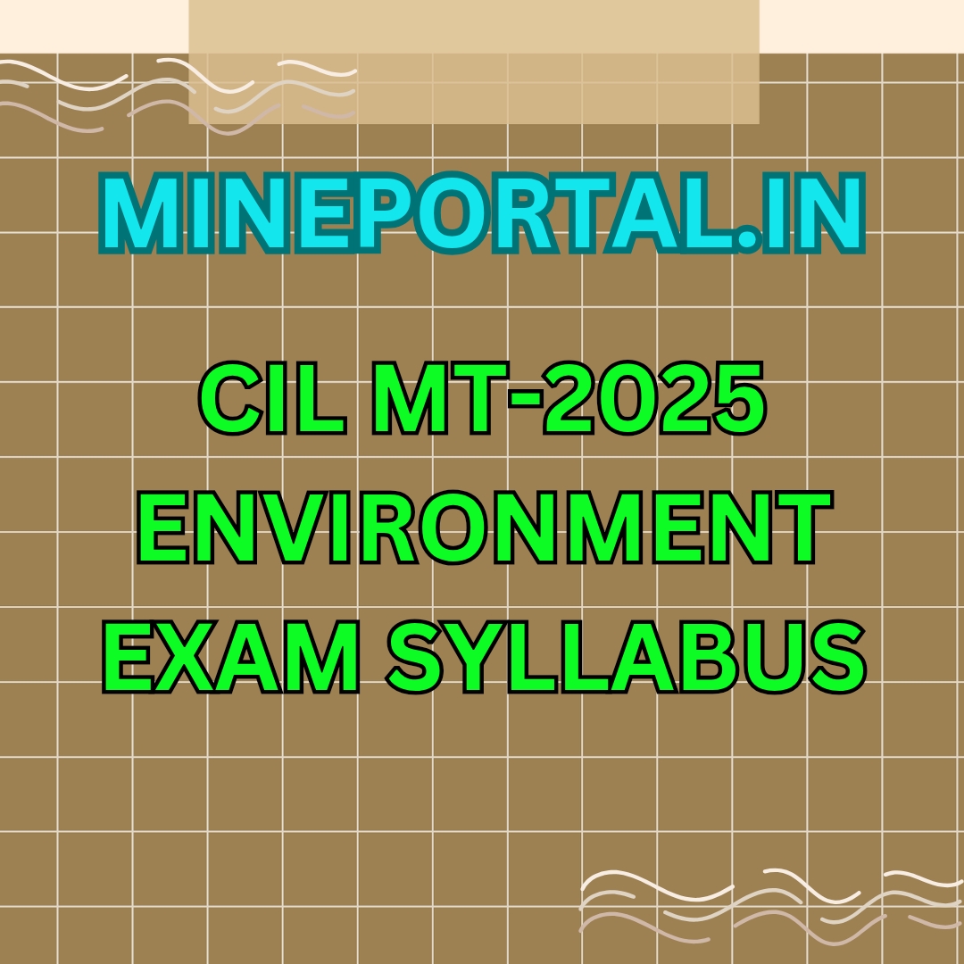 cil-mt-2025-environment-exam-syllabus