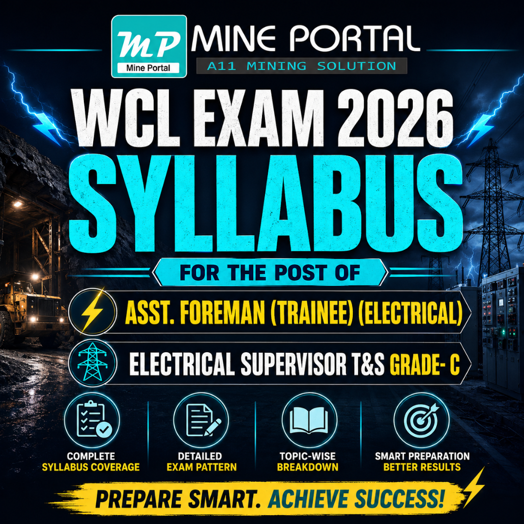 wcl-exam-2026-syllabus-for-the-post-of-asst-foreman-trainee-electrical-electrical-supervisor