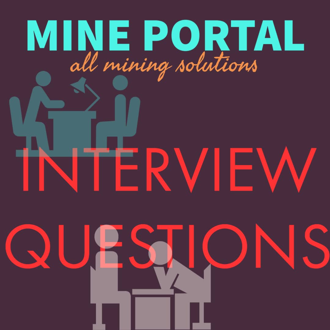 CIL MT MINING 2020 INTERVIEW QUESTIONS