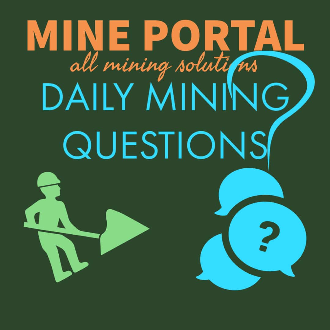 PART-IV 2021-DAILY QUESTION BANK-MINE MANAGEMET ACT RULE CIRCULAR etc