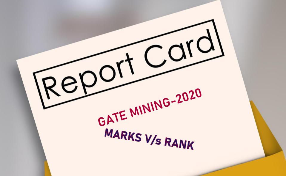 GATE MINING-2020 REPORT CARD