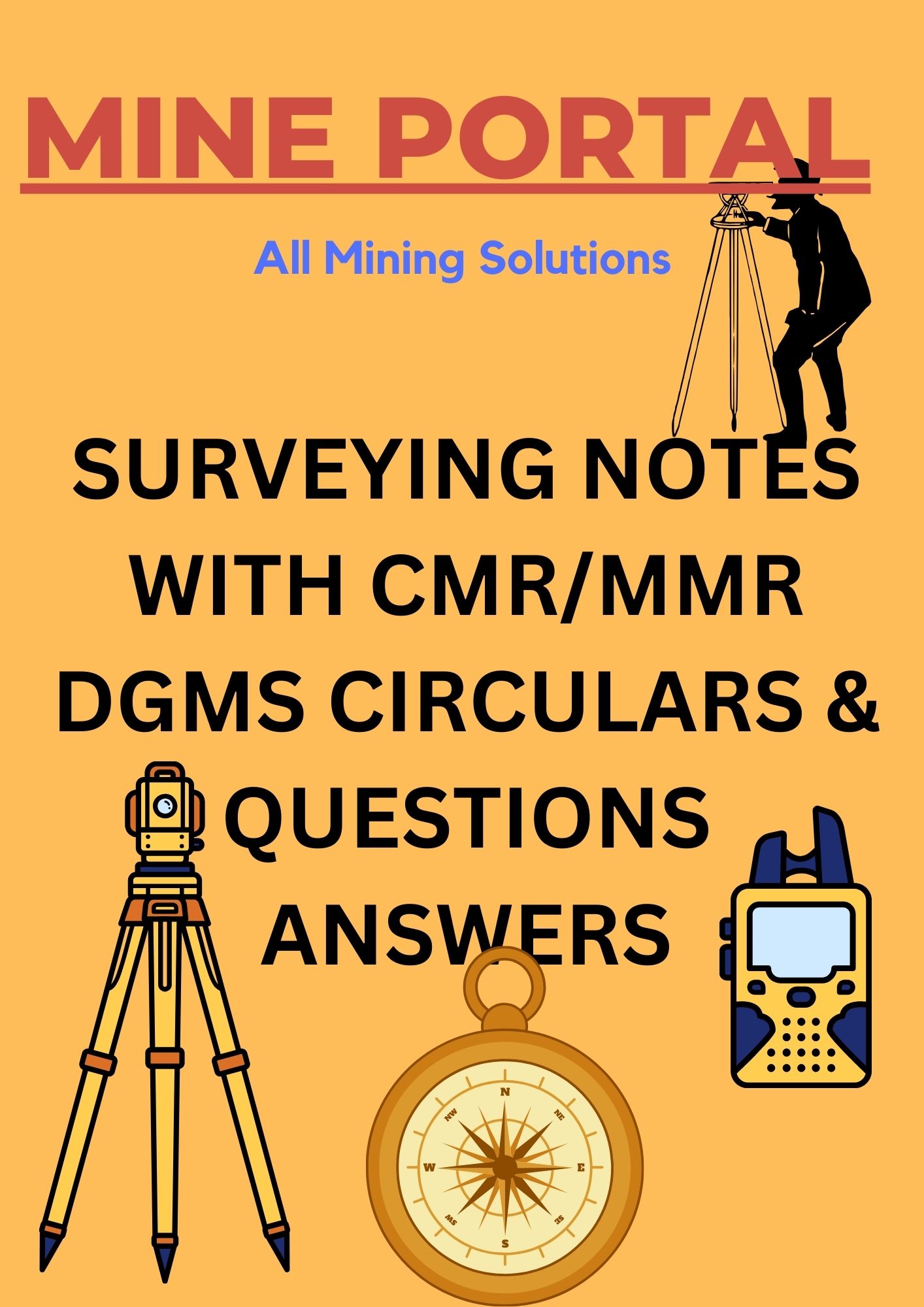 MINE SURVEYING COMPLETE NOTES WITH CMR/MMR